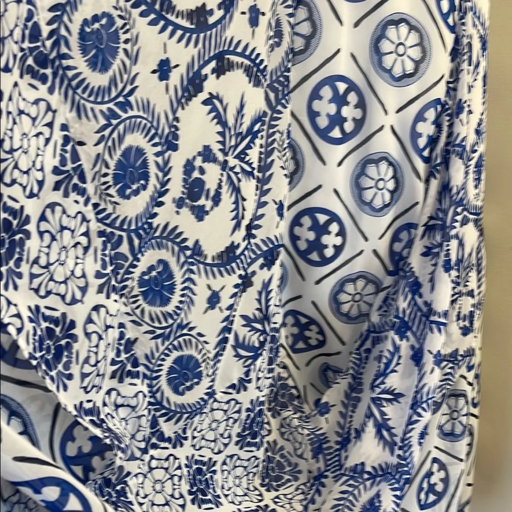 Reiss Blue High Low Sleeveless Dress - Picture 6 of 12